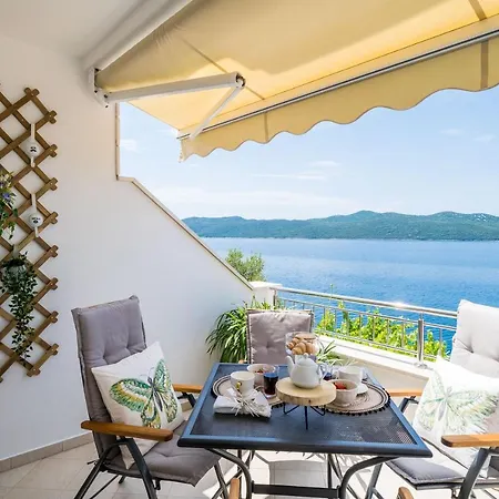 Ratac Lobrovic With Private And Beautiful Sunset Apartament Slano